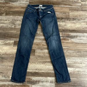 Women’s Hudson’s size 27 skinny jeans, has stretch, gently used